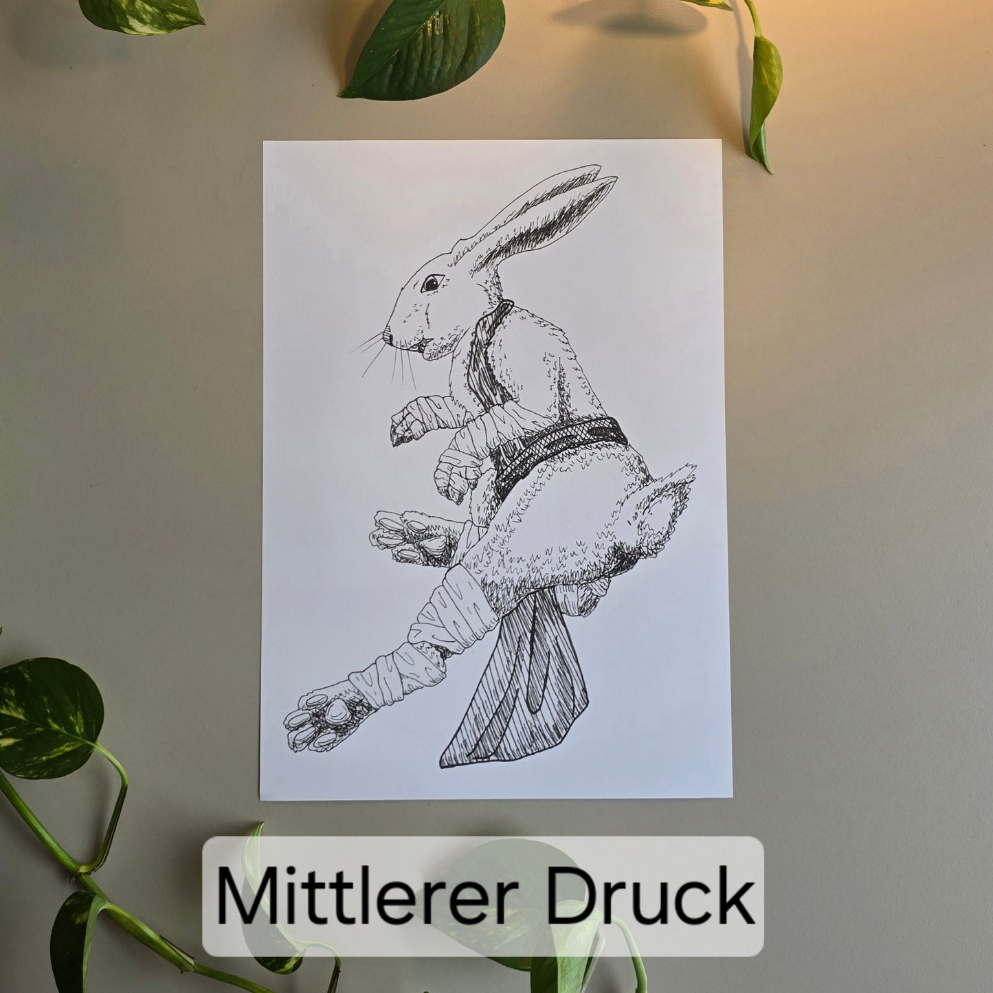 Druck/ Abenteurer Tier/ Mönch Hase